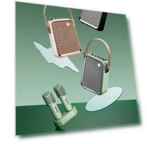 Portable Karaoke Speaker with Dual Microphones — Karaoke Players, Divoom