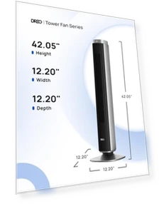 Tower Fan — Desktop Cooling Solutions, Dreo
