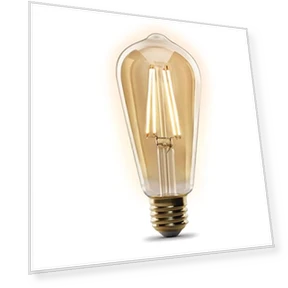 WiFi Dimmable Vintage LED Smart Light Bulb — Incandescent, Feit Electric