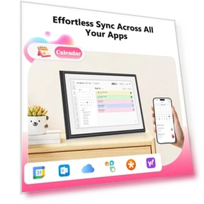 Digital Calendar with Touchscreen Display — Calendars, BIGASUO