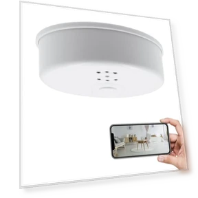 Hidden Camera Smoke Detector — Covert Surveillance, isekurity