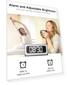 Smart Clock Camera — Baby Monitors, JUFLSKY