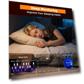 Smart Ring with Fitness Tracking, Body Temperature, Heart Rate, Blood Oxygen, Sleep Monitor, and Waterproof Design — Smart Rings, AMOVAN