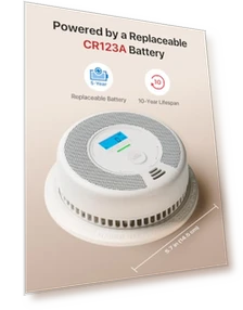 Smart Smoke and Carbon Monoxide Detector Combo — Gas & CO Detectors, X-Sense