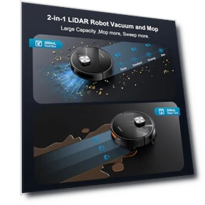 Vacuum and Mop Combo — Smart Cleaning Robots, MAMNV
