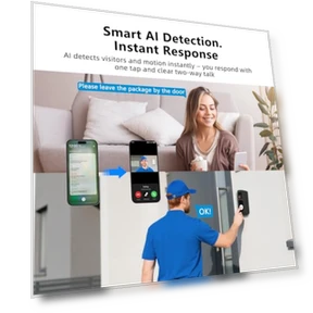 Video Doorbell Camera Wireless — Outdoor Security Cameras, RUNOCAM