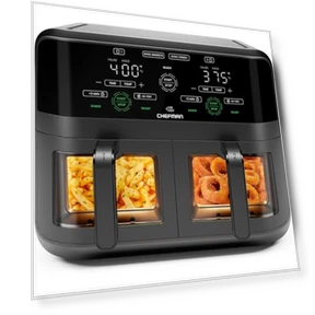 Dual Basket Air Fryer Oven — Air Fryers, Chefman