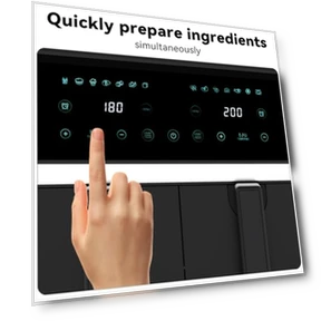 Dual Basket Air Fryer — Air Fryers, REABELL