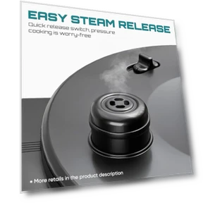 Electric Pressure Cooker 8 Quart Stainless Steel Multi Cooker — Electric Pressure Cookers, OLIXIS