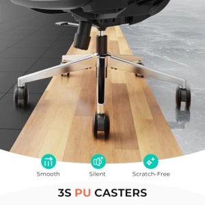 Ergonomic Mesh Office Chair with Adjustable Lumbar Support and Flip-up Arms — Smart Chairs, CAPOT