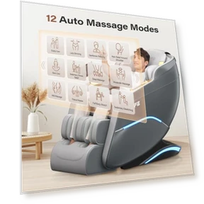 Full Body Massage Chair with Zero Gravity Recliner, Body Scan, and Heating — Beds & Tables, TLIFE