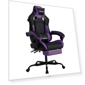 Gaming Chair with Massage and Footrest — Gaming Chairs, WOTSTA
