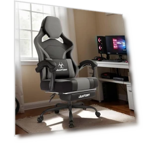 Gaming Chair with Massage and Pocket Spring Cushion — Gaming Seating Solutions, JuxFort