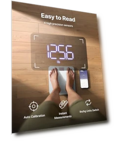 Smart Scale for Body Weight — Body Composition Analysis, FITINDEX