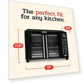 Toaster Oven Air Fryer Combo — Convection, Gourmia