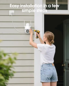 2K Security Camera Outdoor with Motion Tracking, Spotlight, and Siren — Security Camera, ARCCTV