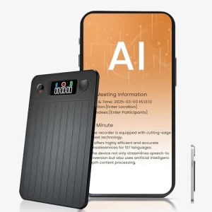 AI Voice Recorder with App Control & AI Transcription — Translator Device, Boyuevi
