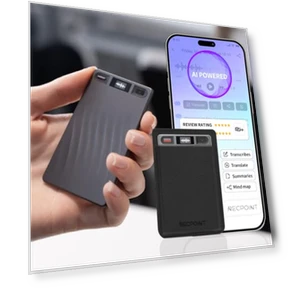 AI Voice Recorder with Transcription and Summarization — Voice Recognition & Productivity Software, RECPOINT