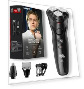 Cordless Electric Razor — Nose & Ear Trimmers, rategist