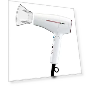 Double Ceramic Travel Dryer with Concentrator & Folding Handle — Dryers & Accessories, Conair