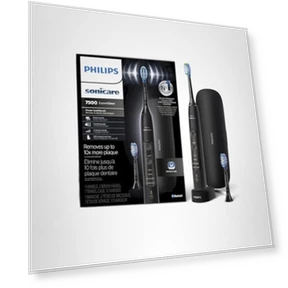 ExpertClean 7500 Black Rechargeable Electric Power Toothbrush — Rotating Electric Toothbrushes, Philips