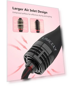 Hair Dryer Brush — Hot-Air Brushes, Umeely
