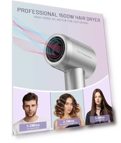 Hair Dryer with Diffuser and Nozzle — Dryers & Accessories, Cosy Companions