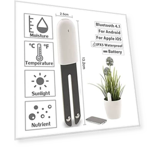 Plant Water Monitor — Moisture Detection Tools, Sinbeda
