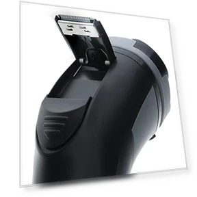 Rechargeable Electric Rotary Shaver with Stainless Steel Blades and Pop-Up Trimmer — Rotary, Barbasol