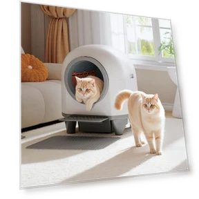 Self Cleaning Litter Box Automatic — Waste Bins, WARCAT