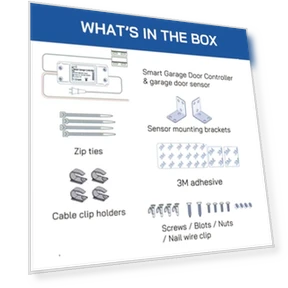 Smart Garage Door Opener Controller — Keypads & Remotes, XDTKML