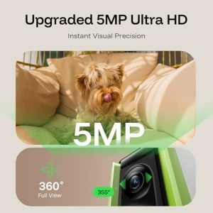 Ultra HD Pet Camera with Treat Dispenser, TKENPRO