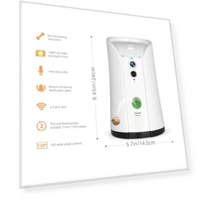 WiFi Remote Pet Camera with Treat Dispenser — Cameras & Monitors, SKYMEE