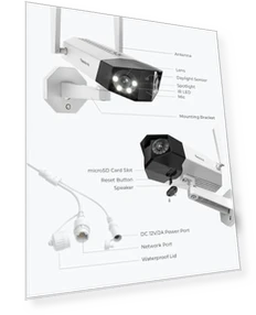 WiFi Security Camera Outdoor — Dome Surveillance Cameras, Reolink