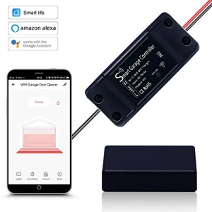 Wireless Smart Wi-Fi Garage Door Opener, AGSHOME