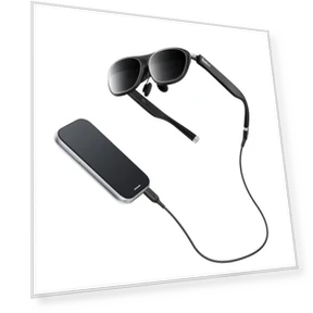 AR Glasses and Spatial Computer with 360-inch Micro-OLED 3-Screen Display — Smart Glasses, Rokid