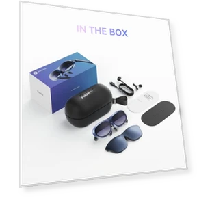 AR Glasses with 360-inch Virtual Theater, 50° FOV, 600nits Brightness — Smart Glasses, Rokid