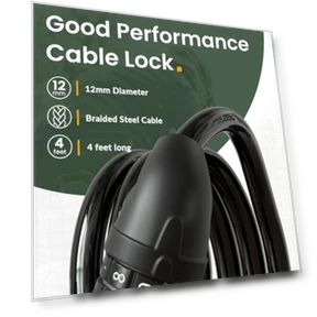 Bicycle Cable Lock — Cable, Titanker