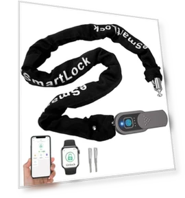 Fingerprint Bike Chain Lock — Chain, Anweller