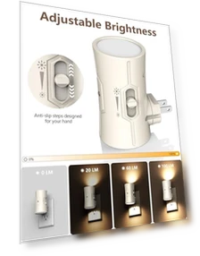 LED Night Light Plug-in Wall Light — Night Lights, fesnne
