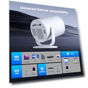 Mini Projector with WiFi and Bluetooth — Home Theater Projectors, Tecaki