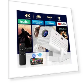 Smart Projector with Apps — Home Theater Projectors, XENPONAD