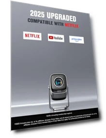 Smart Projector with WiFi and Bluetooth — Home Theater Projectors, XuanPad