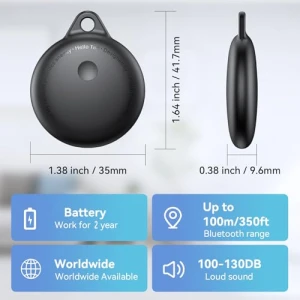 Smart Tracker Tags 4-Pack, Delumu