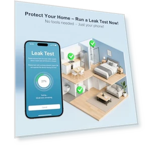 Smart Water Monitor and Automatic Shutoff — Water Leak Detection Systems, FRIZZLIFE