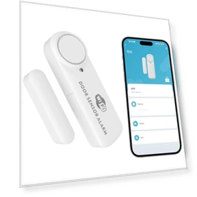 Smart WiFi Door and Window Alarm Sensor Chime — Smart Home Security, XFOX