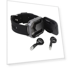 2.01-inch Smart Watch with 2-in-1 NFC Headphones — Smartwatches, KaiSai