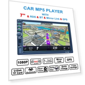7-Inch Touch Screen Car Multimedia Player — Car Installation Essentials, STC