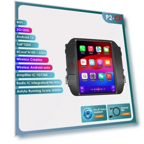 Android Car Multimedia Receiver with Wireless CarPlay and Android Auto — Car Installation Essentials, Hizpo