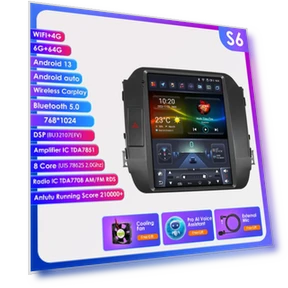 Android Car Multimedia System with 9.7-inch Touchscreen — In-Dash, Hizpo